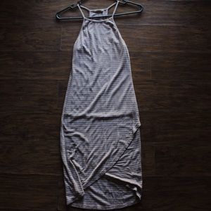 ambiance tan stripped dress